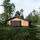 Комплект "Дуб138". Цоколь декоративный на фундамент (Высота 500мм, Цвет: Чёрный), Наличие террас: Комплект террас №1, Периметр цоколя: 58