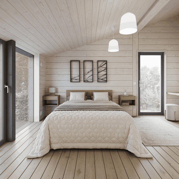 Кровать ХАРДВУД, Размер кровати: 1400х2000мм, Цвет: Коричневый, изображение 2