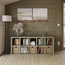 Книжная полка напольная, Цвет: Серый